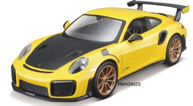 Maisto 1/24 Assembly Line 2018 Porsche 911 GT2 RS Yellow