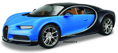 Maisto 1/24 Assembly Line Bugatti Chiron (Blue/Black)