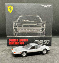 Load image into Gallery viewer, Ferrari BB512 Tomica Limited Vintage NEO SIL/BLK