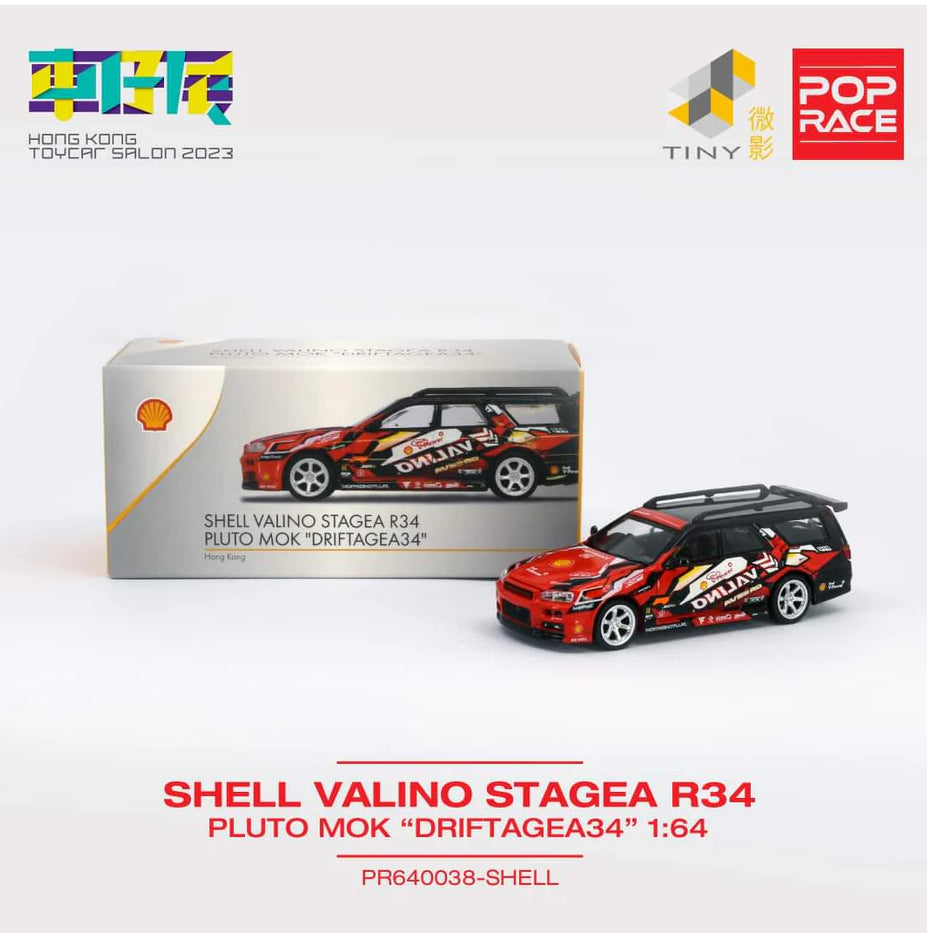 Shell Valino Stagea R34 Pluto Mok “DRIFTAGE34” POPRACE