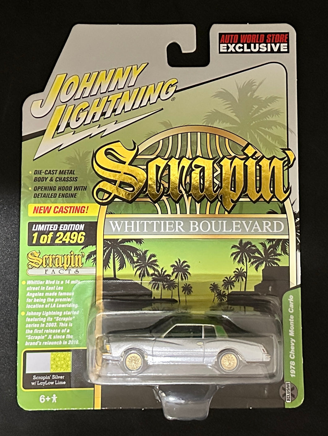 1978 Chevy Monte Carlo “LOWRIDERS” Johnny Lightning AutoWorld Store Exclusive