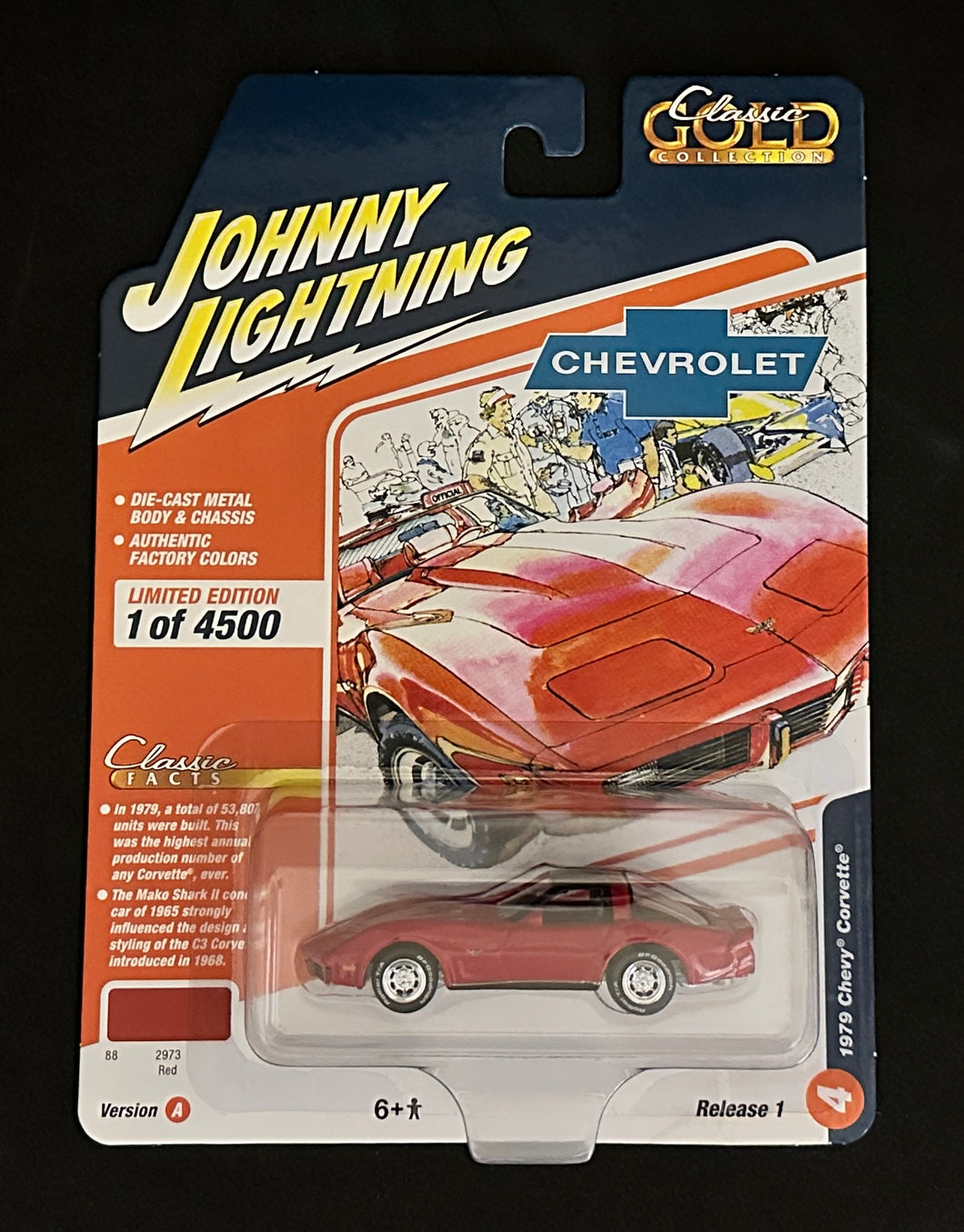 1979 Chevy Corvette RED Johnny Lightning