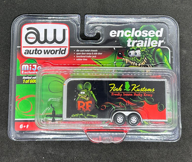 Enclosed Trailer “Fink Kustoms” AutoWorld MiJo Exclusives