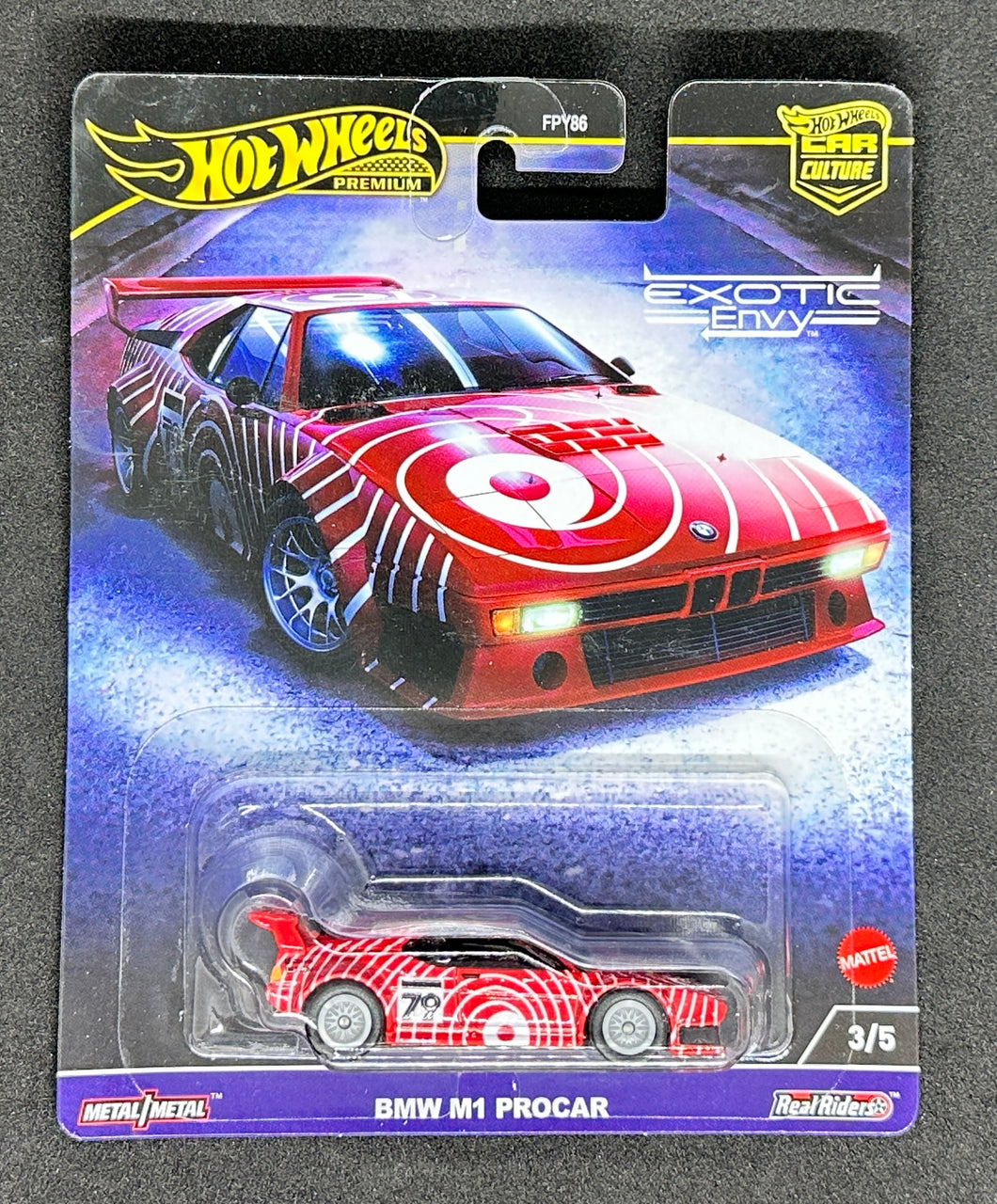 BMW M1 PROCAR Exotic Envy 2024 G Premium Car Hot Wheels