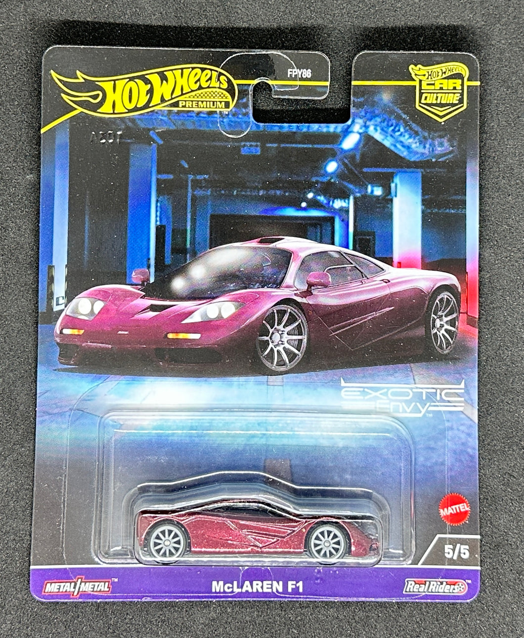 McLaren F1 Exotic Envy 2024 G Premium Car Culture Hot Wheels