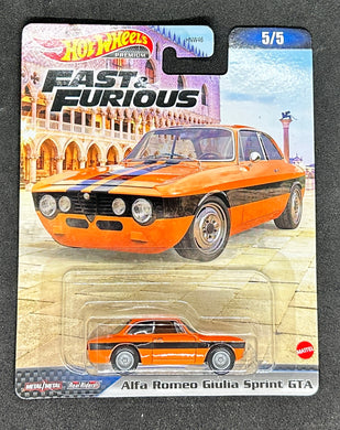 Alfa Romeo Giulia Sprint GTA Fast & Furious C Hot Wheels