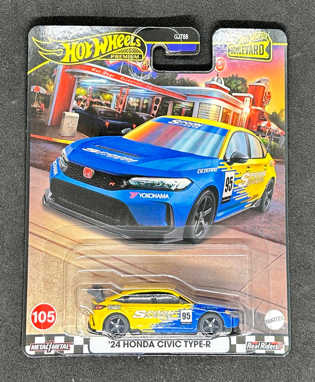 24 Honda Civic Type-R Boulevard 2024 Premium Walmart Exclusive Hot Wheels