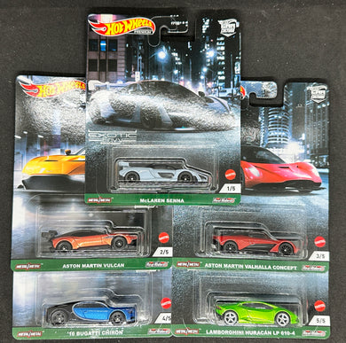 Exotic Envy 2020 Car Culture Hot Wheels Set Of 5