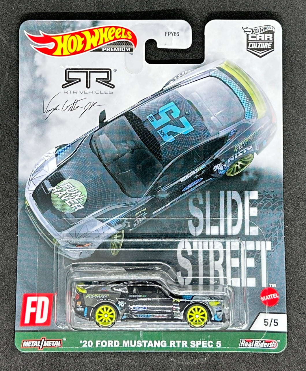 20 Ford Mustang RTR Spec 5 SLIDE STREET Car Culture Hot Wheels