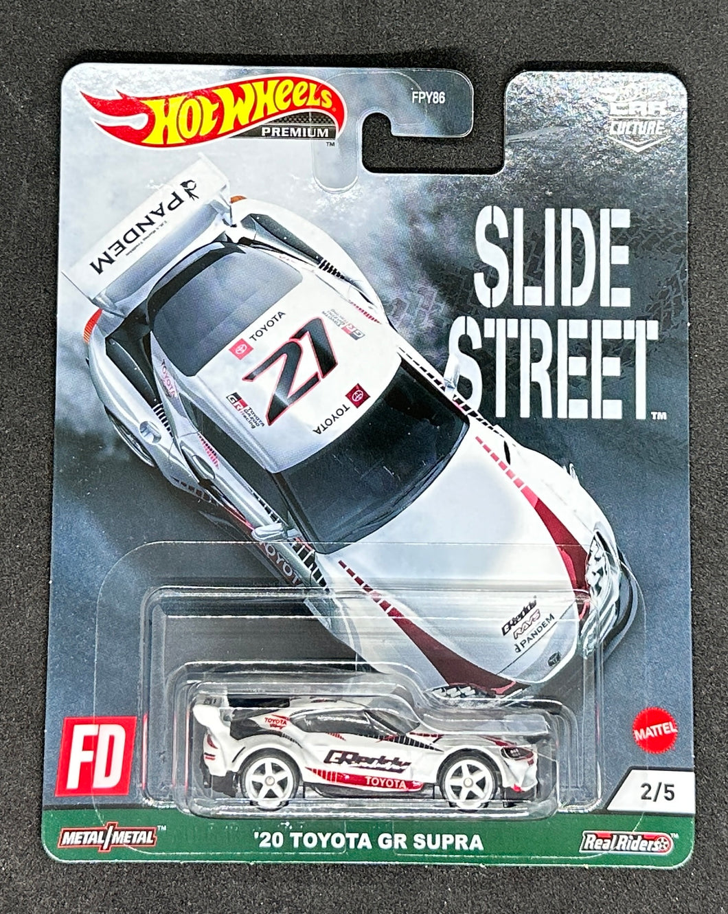 20 Toyota GR Supra SLIDE STREET 2020 Car Culture Hot Wheels