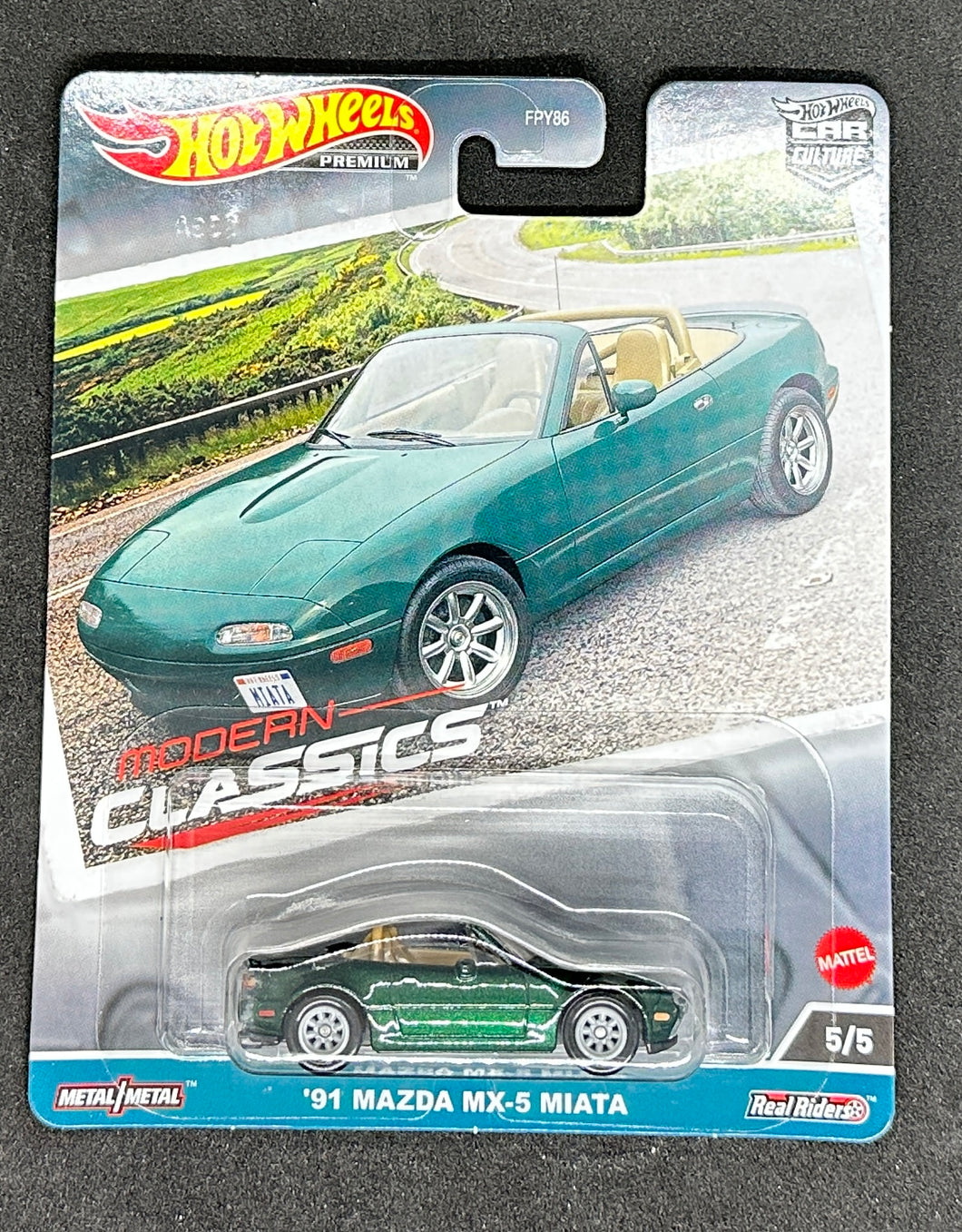 91 Mazda MX-5 Miata Modern Classics Car Culture Hot Wheels