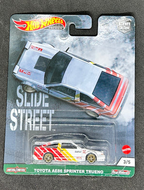 Toyota AE86 Sprinter Trueno Side Street Car Culture Hot Wheels