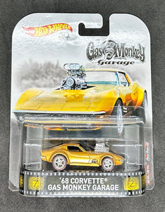 68 Corvette Gas Monkey Garage Retro Entertainment Hot Wheels