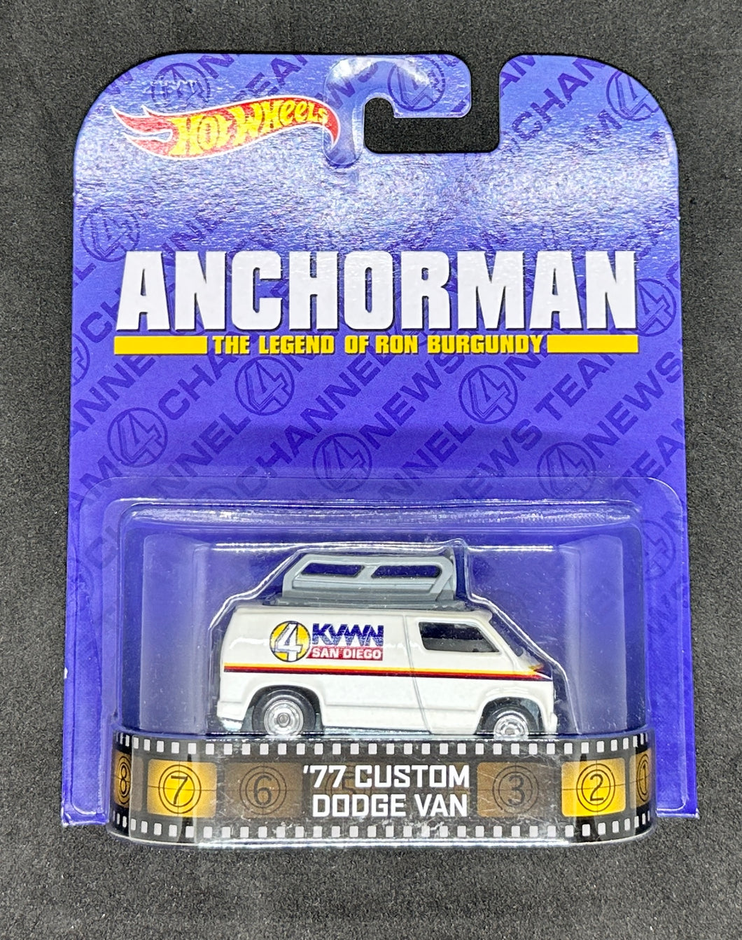 77 CUSTOM Dodge Van “ANCHORMAN” Retro Entertainment Hot Wheels