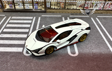 Load image into Gallery viewer, Lamborghini Sian FKP 37 WHT Hung Hing Collectible Super Car Collection