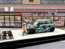 Load image into Gallery viewer, Mini Cooper &quot;HKS&quot; w/Figure Aurora Model