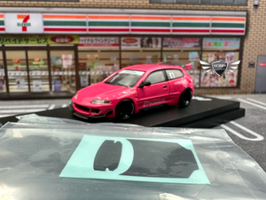 Rocket Bunny Civic EG6 Pink HKM