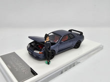 Load image into Gallery viewer, Nissan GTR (R32) Grey w/ Figure TimeMicro