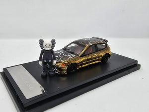 Civic EG6 "Gold" Street Weapon x Ghost Player w/Figure