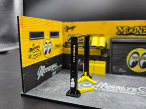 Mooneyes Garage Scene You & Car Diorama