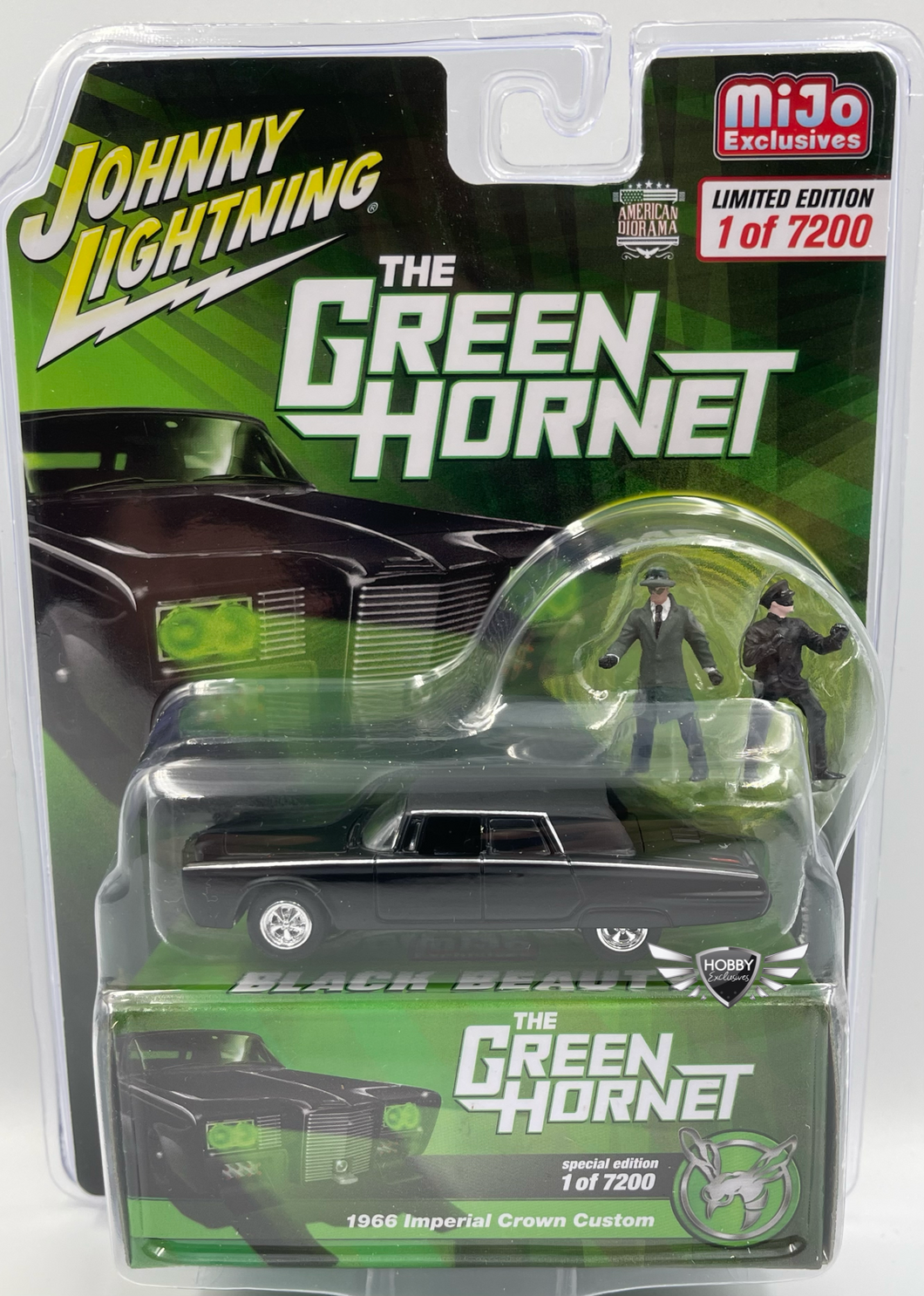 1966 Imperial Crown Custom THE GREEN HORNET W/ Figiures MiJo Exclusive Johnny Lightning