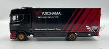 Load image into Gallery viewer, 730S Car Transporter Black Yokohama Tyre Paint SCANIA GCD x TOYZ NETWORK