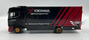 730S Car Transporter Black Yokohama Tyre Paint SCANIA GCD x TOYZ NETWORK