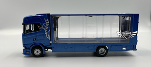 730S Enclosed Double Deck Tow Truck BLUE GCD
