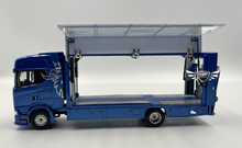 Load image into Gallery viewer, 730S Enclosed Double Deck Tow Truck BLUE GCD