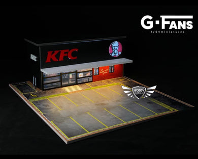 G-Fan 1:64 Diorama KFC Fast Food Building