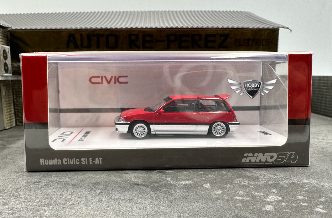 Honda Civic Si E-AT Red/Silver INNO64