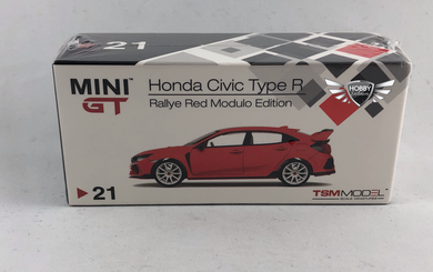 Honda Civic Type R Rallye Red Modulo Edition BISHOP Indonesia Exclusive Mini GT #21