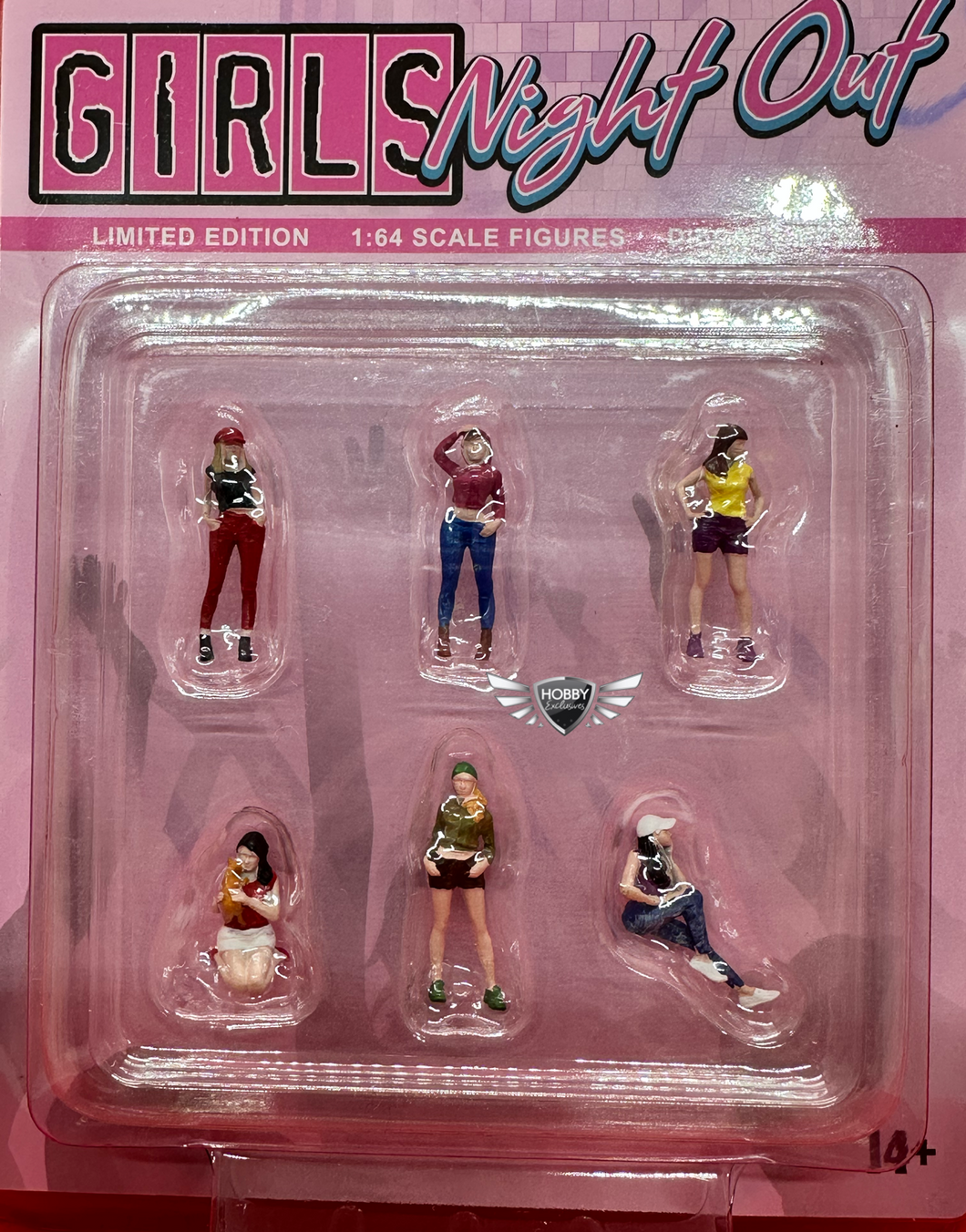 Girls Night Out American Diorama MiJo Exclusive 1:64 Scale