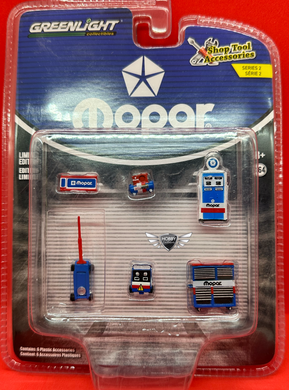 Mopar Shop Tool Accessories Greenlight 1:64 Scale