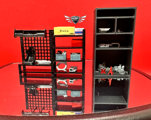 Garage Tools &  Shelfs 1:64 Scale