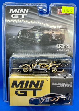 Bentley Continental GT3 #110 Mini GT MiJo Exclusive #199 CHASE