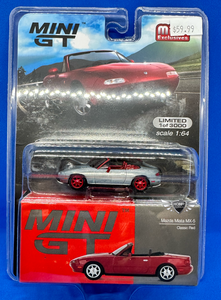 Mazda Miata MX5  Classic Red #288 MiJo Exclusive Mini GT CHASE
