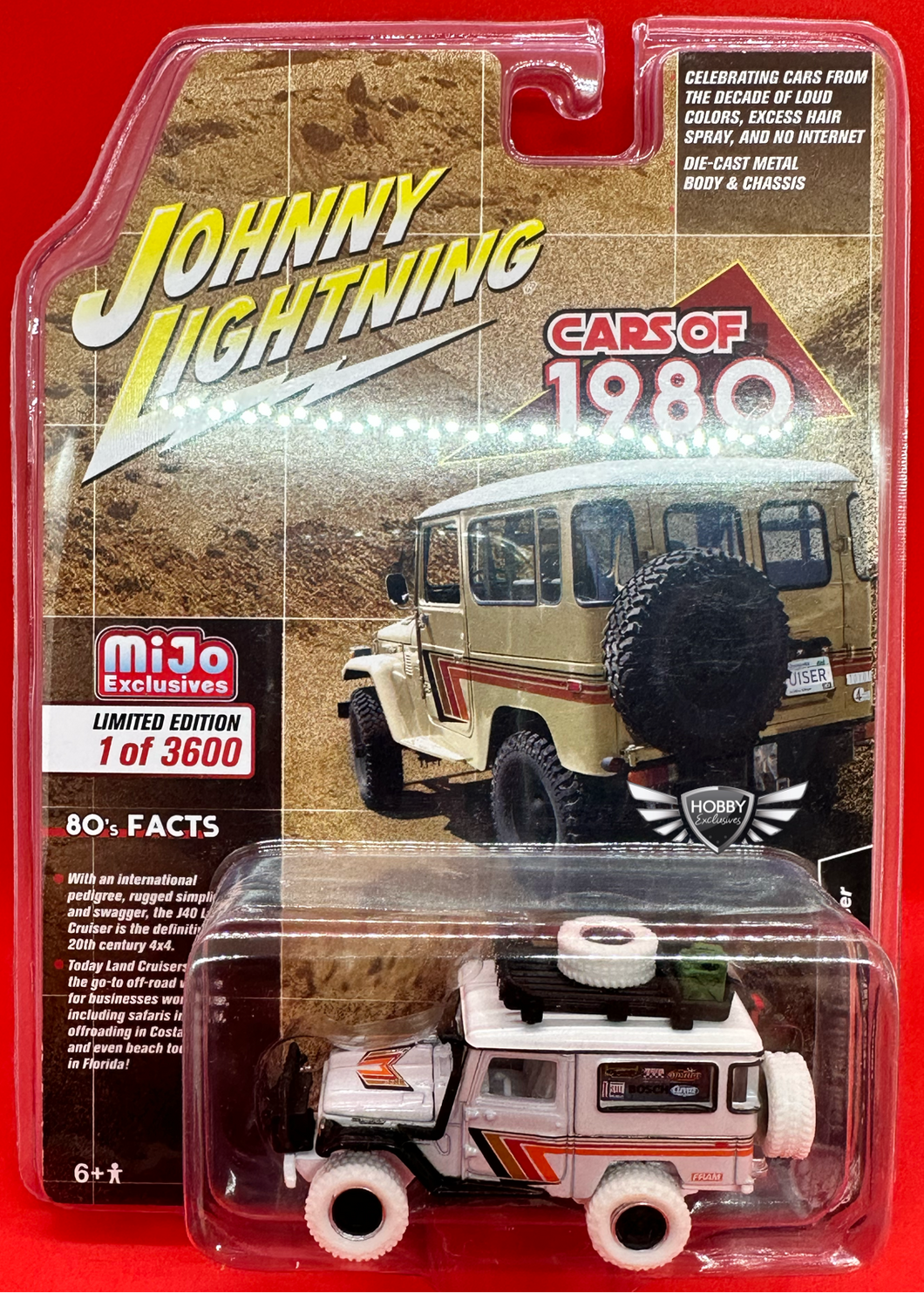 1980 Toyota Land Cruiser MiJo Exclusive Johnny Lightning CHASE