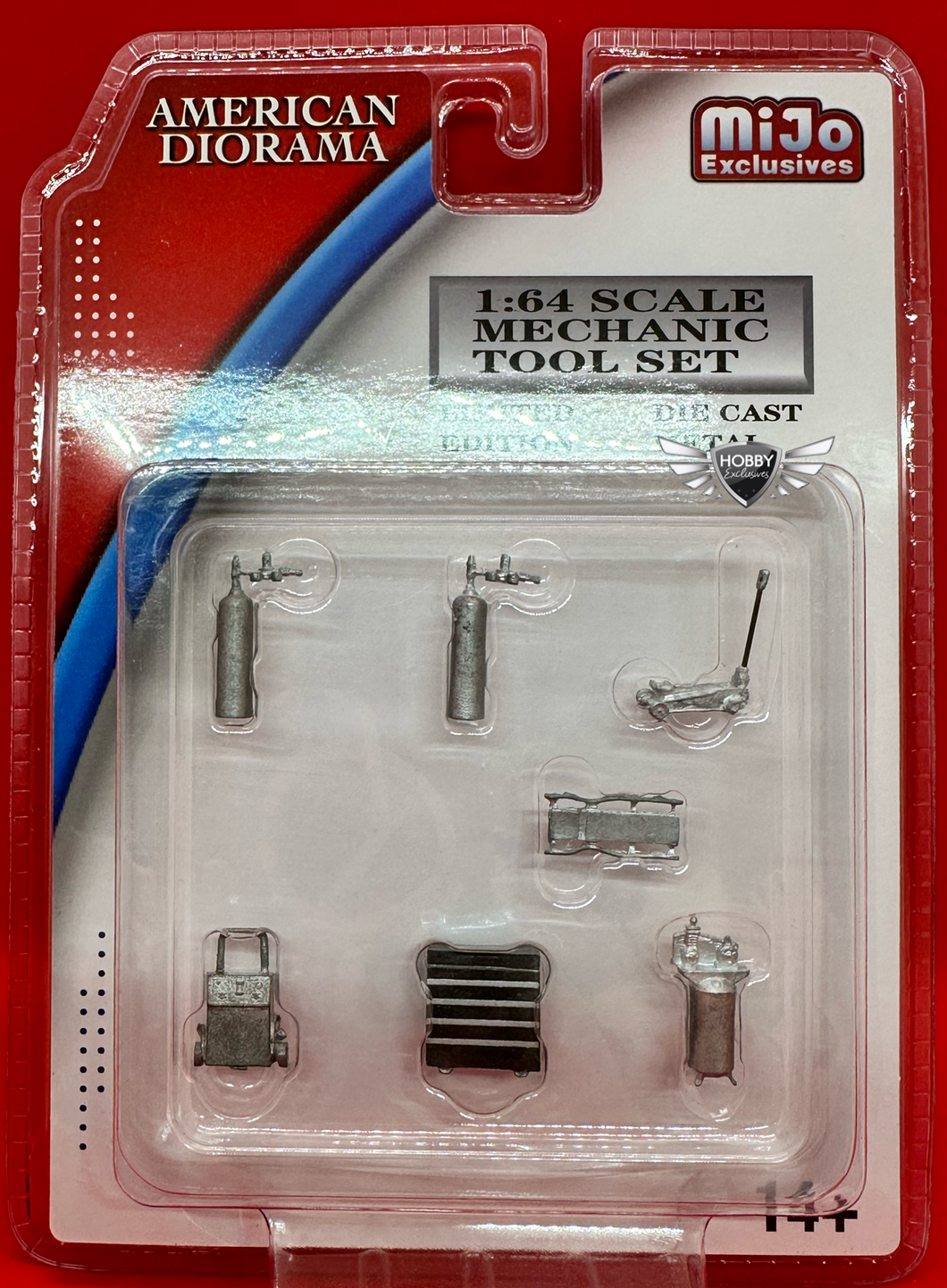 Mechanic Tool Set RED American Diorama MiJo exclusive RAW CHASE