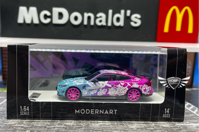 BMW M4 Jinx Blue Pink Regular Edition ModernArt