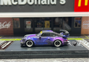 Porsche 964 Star Purple Normal Edition Time Micro