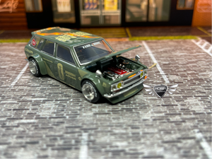 Datsun KAIDO 510 Wagon Green Mini GT KAIDOHOUSE #010