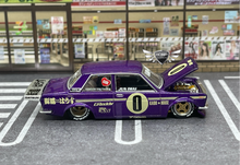 Load image into Gallery viewer, Mini GT 1:64 KaidoHouse Datsun 510 Pro Street OG Purple