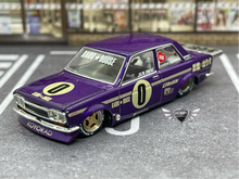 Load image into Gallery viewer, Mini GT 1:64 KaidoHouse Datsun 510 Pro Street OG Purple