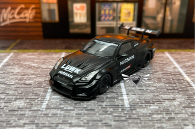 LB Silhouette WORKS GT Nissan 35GT-RR Matte Black LBWK MiJo Exclusive Mini GT #291