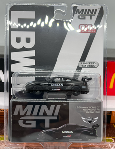 LB Silhouette WORKS GT Nissan 35GT-RR Matte Black LBWK MiJo Exclusive Mini GT #291