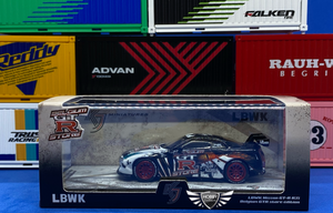 LBWK Nissan GT-R R35 KJ Miniatures 1:64 Scale