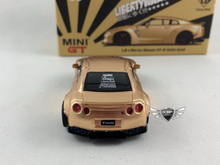 Load image into Gallery viewer, LB Works Nissan GT-R Satin Gold MiJo Exclusives Mini GT #30