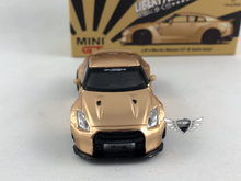 Load image into Gallery viewer, LB Works Nissan GT-R Satin Gold MiJo Exclusives Mini GT #30