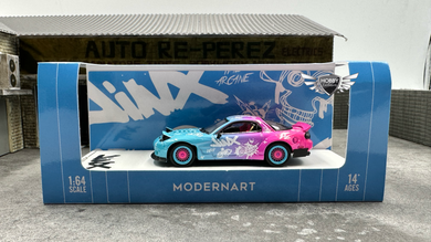 Mazda RX-7 Jinx Blue Pink Regular ModernArt